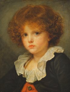 Niño con chaleco rojo, c.1775-80